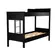 Beliche Cama Quarto De Solteiro Juvenil Ditália CM-21 Preto